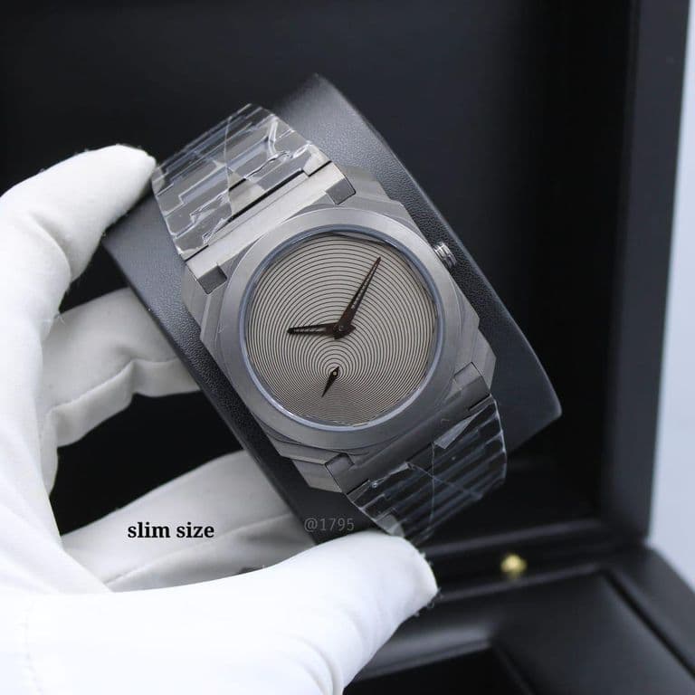 Bvlgari Men's Luxury Slim Watch