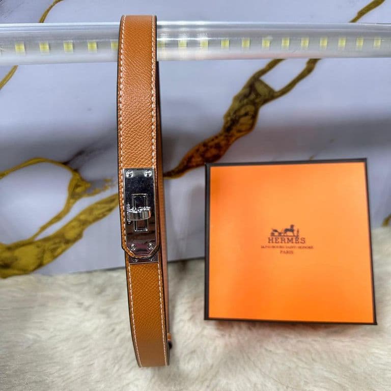Luxury-Inspired Leather Belt